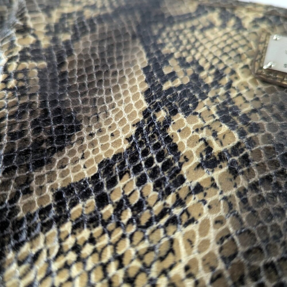 Sofia Vergara Faux Snakeskin Shoulder Purse - Picture 8 of 14